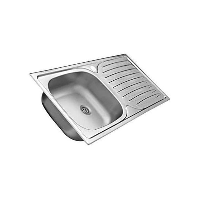 Evier cuisine 1 bac à encastrer en 90x 50cm