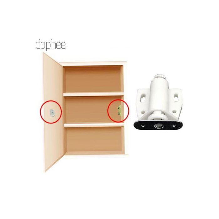 4 PS butoir de porte d'armoire magnétique,