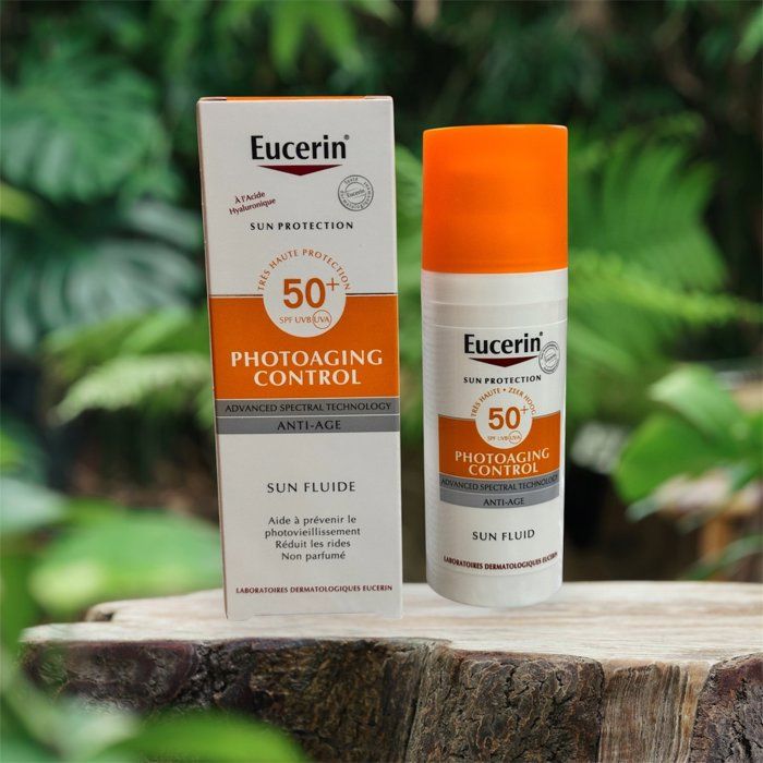 Protections solaires et soins après-soleil -  Eucerin SUN PROTECTION PHOTOAGING CONTROL Fluid SPF 50+ - 50ml