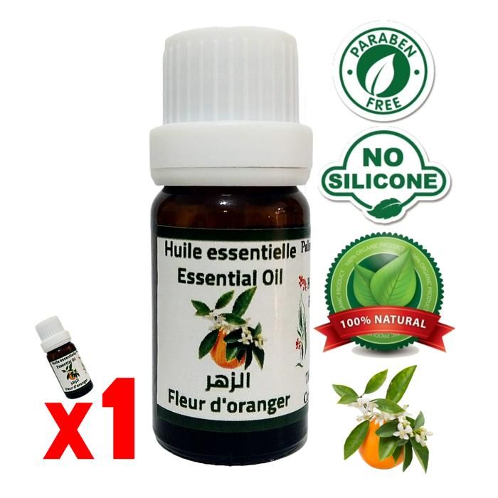 Huile essentielle de fleur d'oranger Néroli Essence fragrance 100% naturelle 10ml