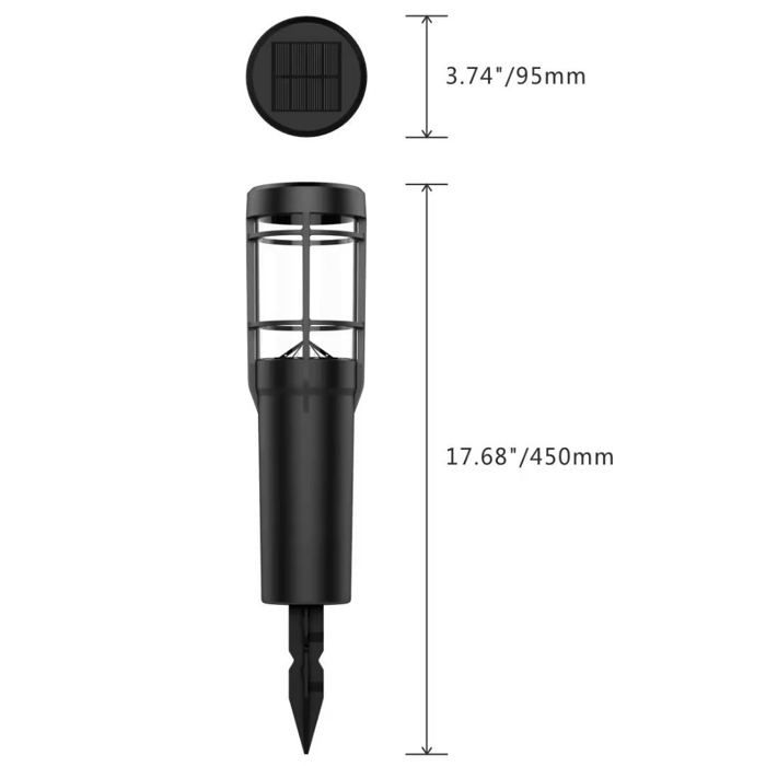 Ensemble de 4 lampes solaires d'extérieur