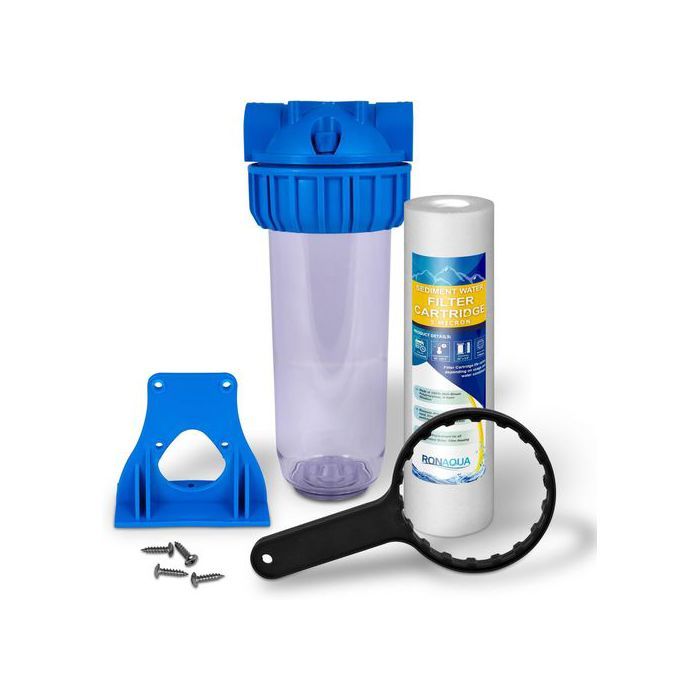 EcoPure Kit de Filtration Monobolic Filtre Haute Performance pour Réduction du Chlore et Amélioration du Goût de l’Eau