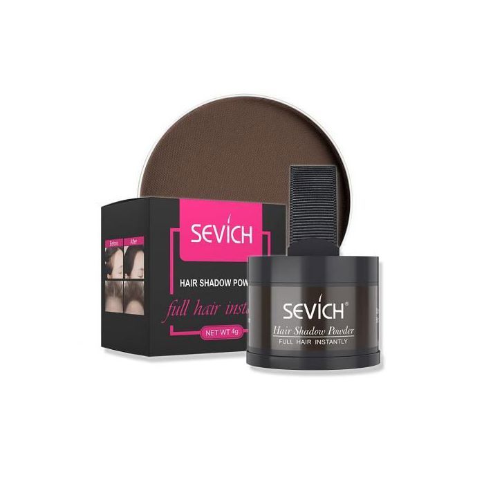 SEVICH Marron Foncé 4g , Poudre D'Ombre pour Corriger les Lignes de Cheveux