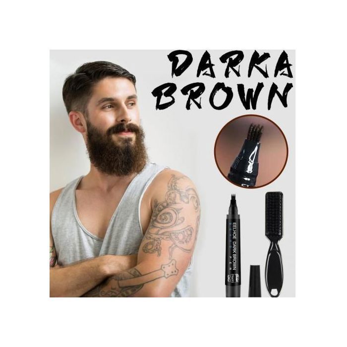 Stylo de remplissage - EELHOE - Marron Foncé - Waterproof - Pour tous types de peau - Texture liquide