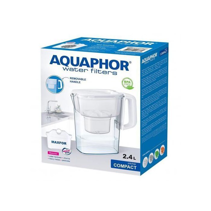 Carafe Filtrante Compact 2,4L Filtre à Eau - L’Allié Idéal pour une Eau Pure au Quotidien .
