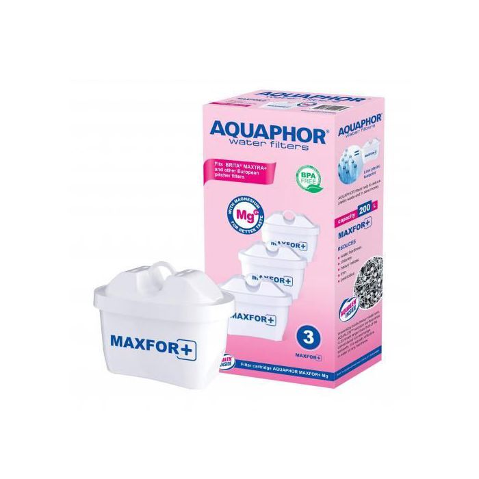 Pack de 3 Cartouches Filtrantes Magnesium+ B25/B100-25 (Maxphor) Tous les Carafe