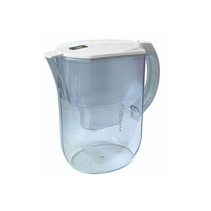 Carafe Filtrante - Naturife - EcoPure - 3,8L - 200L d'eau filtrée - Design compact et élégant