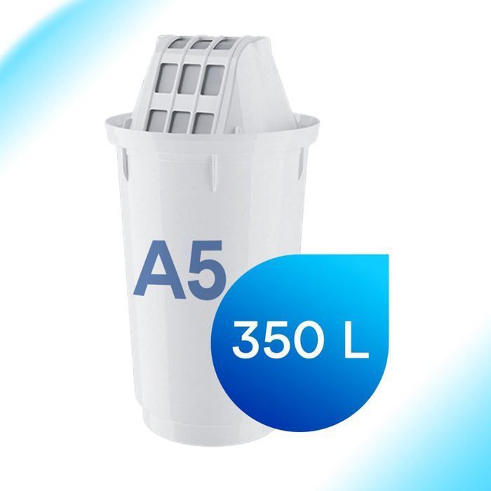 x2 Cartouches Filtrantes A5 , Filtration Longue Durée et Enrichie en Magnésium 350L