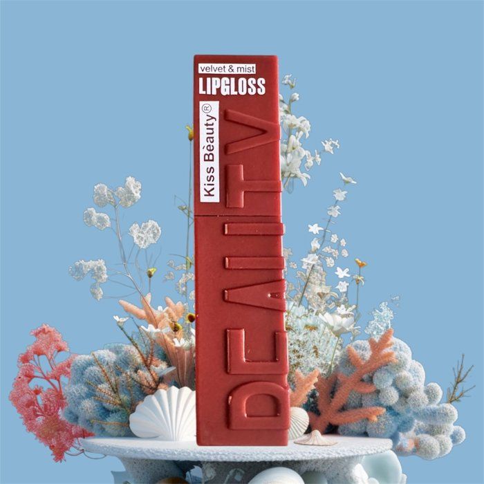 Gloss à Lèvres matte – Rouge à lèvres - N°10 - Fini mat Intense  - Couleur Élégante