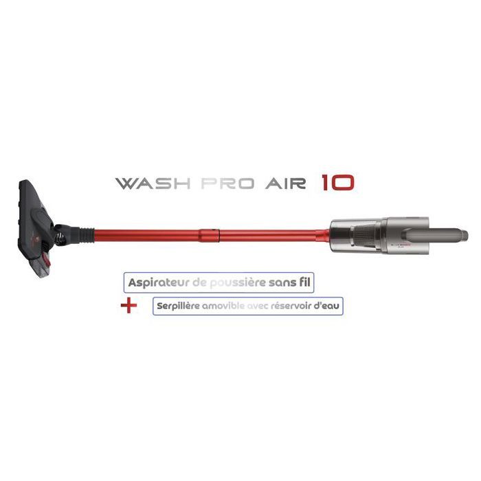 Aspirateur Balai - BLACK DIAMOND - Wash Pro Air 10 - Sans fil - Filtre HEPA - 18 000 PA