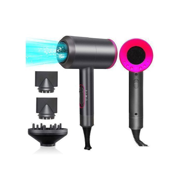 Diffuseur de Cheveux Professionnel Haute Puissance 3in1,Air Chaud Et Froid,Salon Coiffure