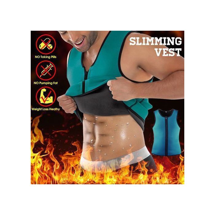 Gilet X-Tra Suna Men -  Perspire Gymnastique pour la Transpiration, la Combustion des Graisses, Ceinture Abdominale Minceur