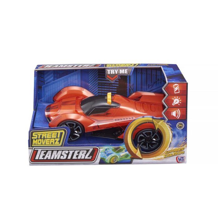 Jouet - Teamsterz - Jet Racer - Motorisation intégrée - Changement de couleur - Roues indépendantes