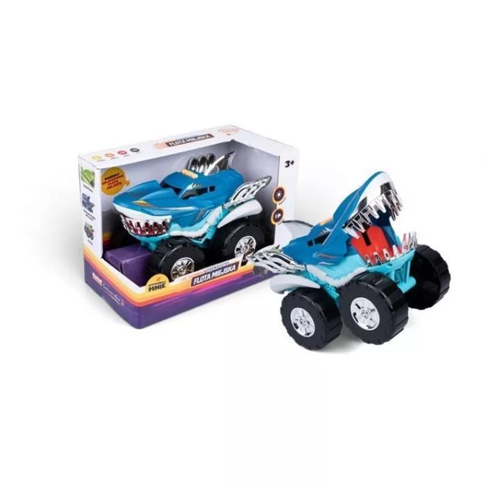 Jouet interactif - Teamsterz - Le Requin Robot - 3 boutons interactifs - Lumières et sons - Action de morsure