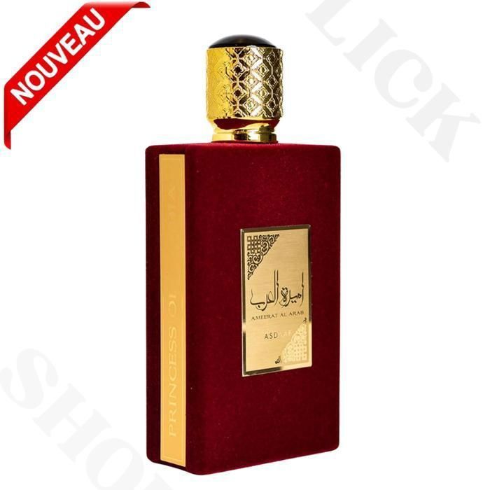 Parfum Ameerat Al Arab Princesse d'Arabie Eau de Parfum Femme Oud Oriental Musc Halal 100 ml