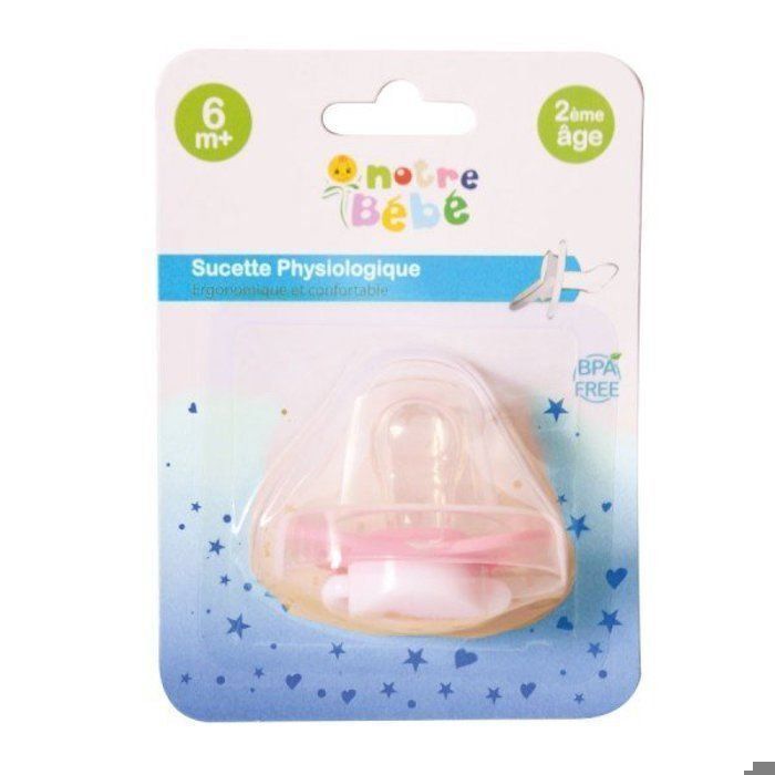 SUCETTE PHYSIOLOGIQUE 6MOIS 2 EME AGE GRAND MODEL