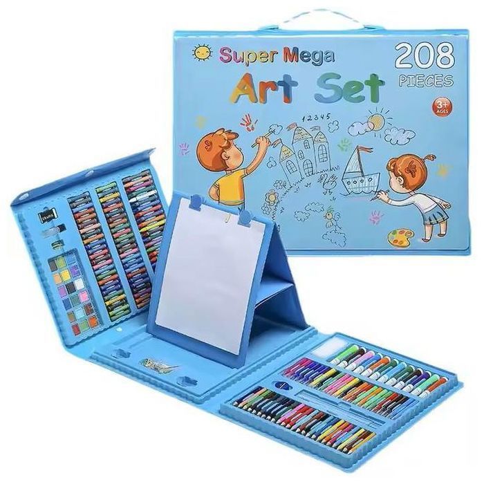 Coffret de Dessin Super Mega Art Set – 208 Pièces Jeux D'activités Pour Enfants