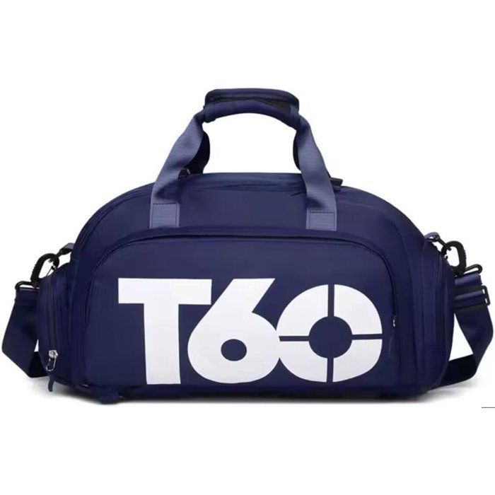 Sacs de sport d'extérieur pour hommes et femmes T60 Sac de voyage/bagage étanche/sac à dos de sport multifonctionnel  blue