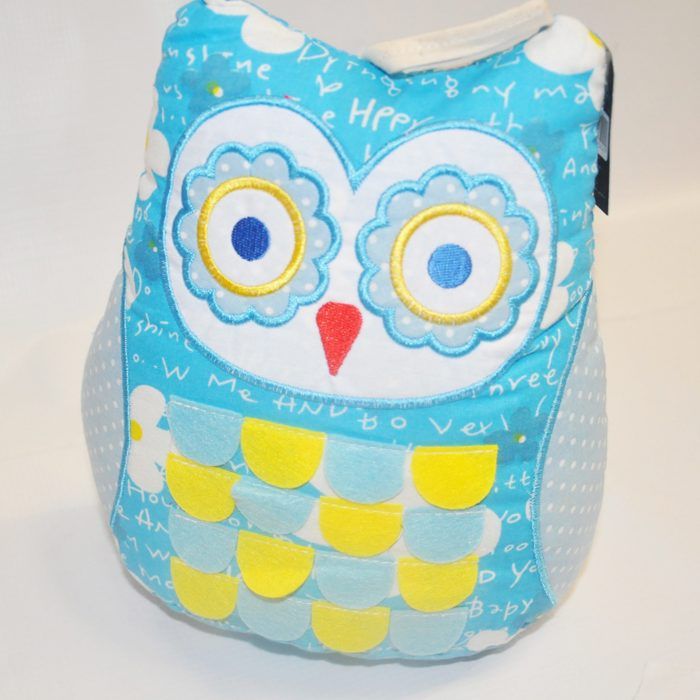 OREILLER HIBOU 23X 18 CM