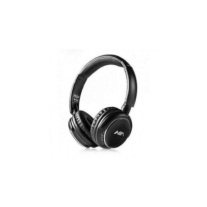 Nia  Casque Audio Sans Fil Bluetooth 4-en-1 avec Micro, Radio FM et Lecteur Carte SD
