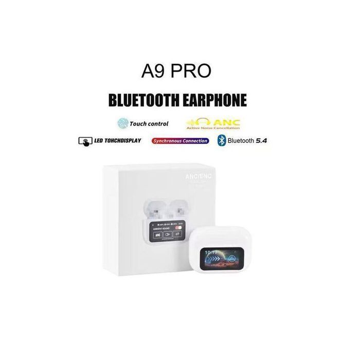 Écouteurs Bluetooth sans fil A9 pro antibruit Intra-auriculaires Écran tactile avec HD