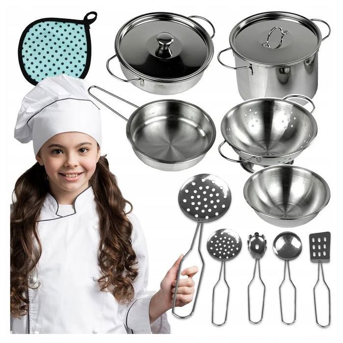 Ensemble de ustensiles de cuisine simulé pour enfants, jeu de simulation, jouet de cuisine pour enfants