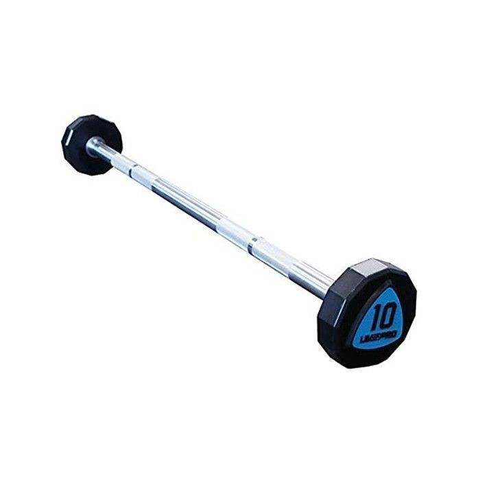 Set d'haltères - Livepro - 10 kg - Barre droite ergonomique - Grip antidérapant - Compact