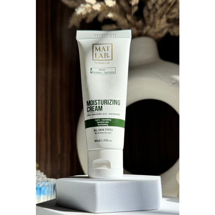 Crème Hydratante - MATLABS - 40 ml - Hydratation 24h - Hypoallergénique - Non grasse