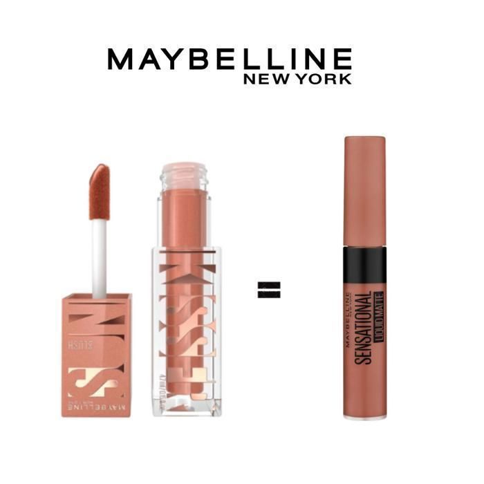 PACK Blush Sunkisser N°8 = Rouge à Lèvres Sensationnel Liquid Matte N°8