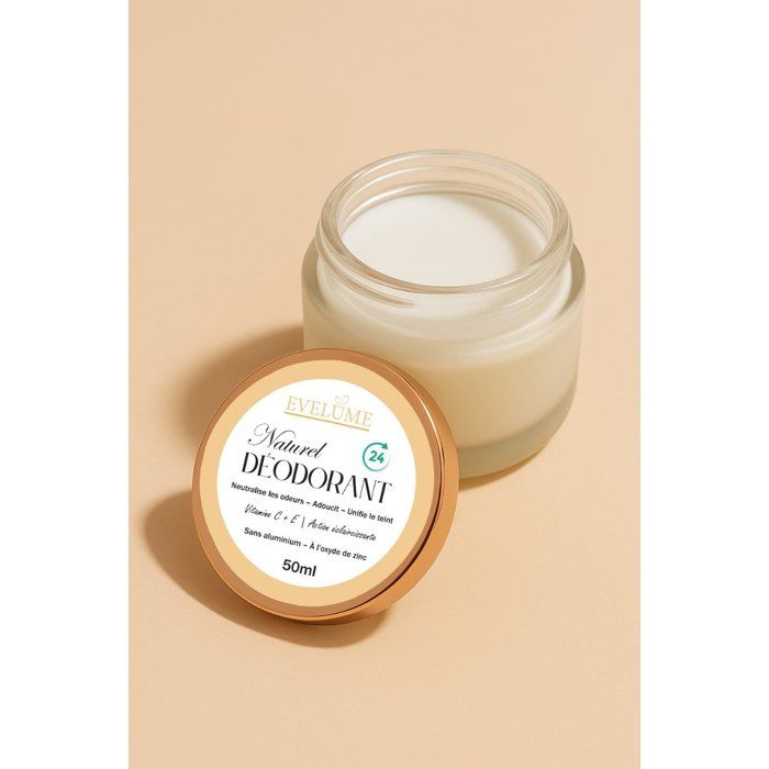 Déodorant - EVELUME - Éclat & Hydratation - 50 ml - Protection 24h - 100% Naturel