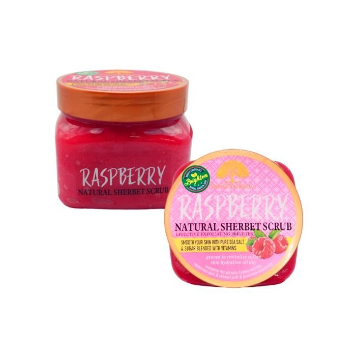 Fruit Of The Wokali Gommage corporel à l'extrait de framboise, 600g