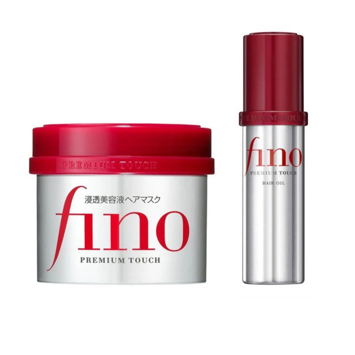 SHISEIDO - Duo Fino Hair Mask + Fino Premium Serum Hair Oil Transparent