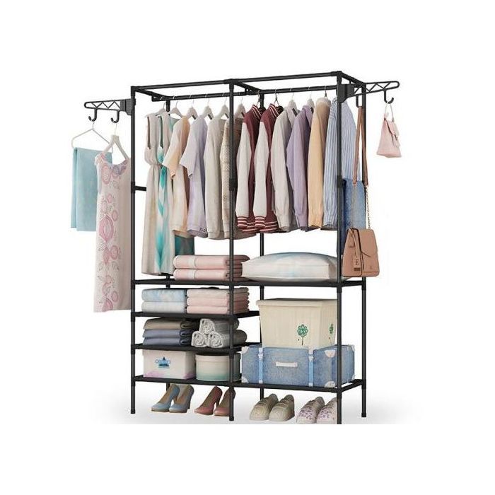 Cintre autoportant - GENERIC - Cintres Standards - Noir - Métal et plastique