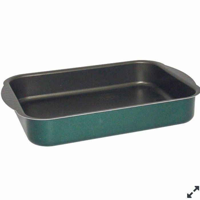 Plat à Four Rectangulaire - LAMACOM - 38x28cm - Anti-adhésif - Très Haute Qualité
