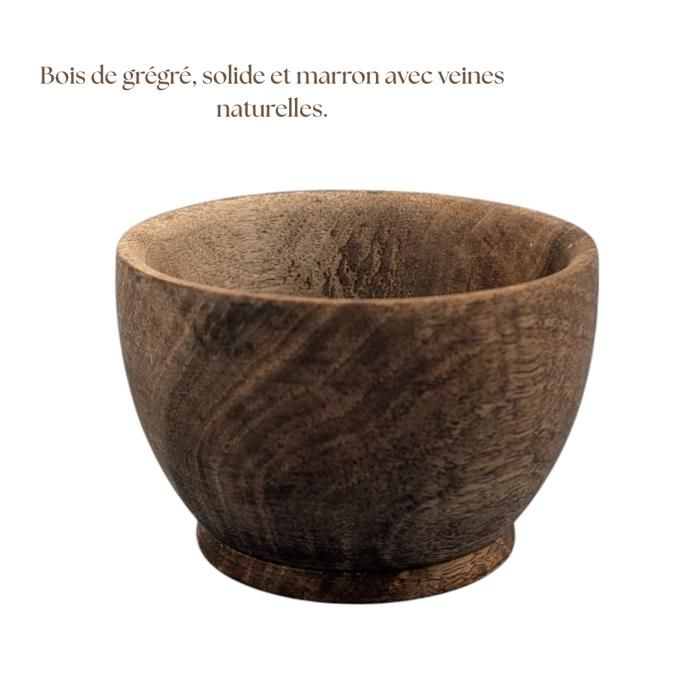 Assiette creuse artisanale en bois de gharghaâ