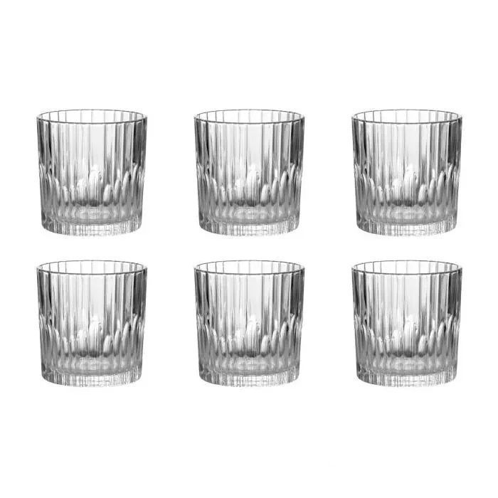 Ensemble de verres à eau - Y6011 - 270 ml - Transparent - 6 pièces - Verre de haute qualité