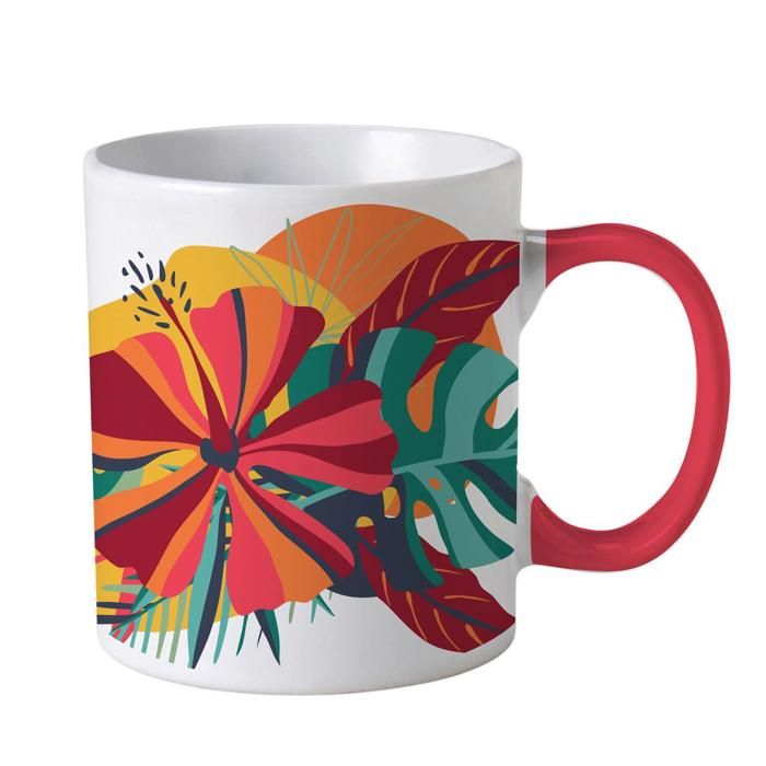 Mug - Paradis Exotique - 30 cl - Porcelaine - Design Contemporain