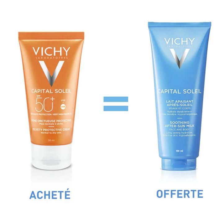 Vichy Capital Soleil Crème Oncteuse 50ml+ Après soleil 100ml Pack
