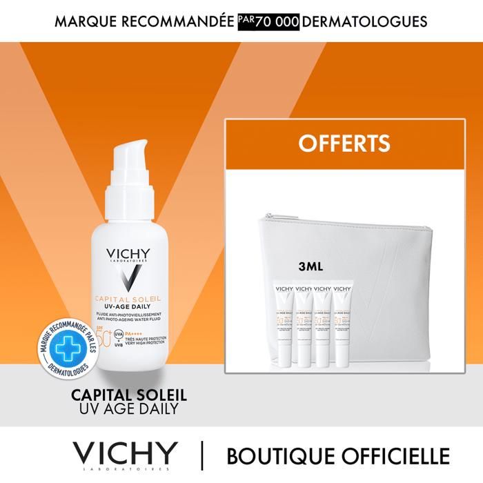 Vichy Capital Soleil UV-Age Daily Spf50+ 40ml + Trousse