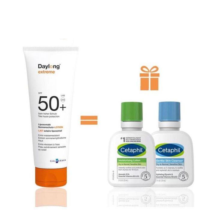 Daylong 50+ Extreme 100ml+Cetaphil Lotion & Cleanser Mini pack