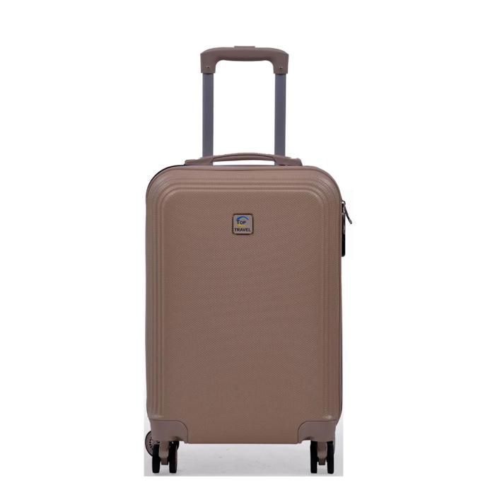 Valise - GENERIC - Essaouira - 60CM - ABS - Beige - 4 roulettes 360°