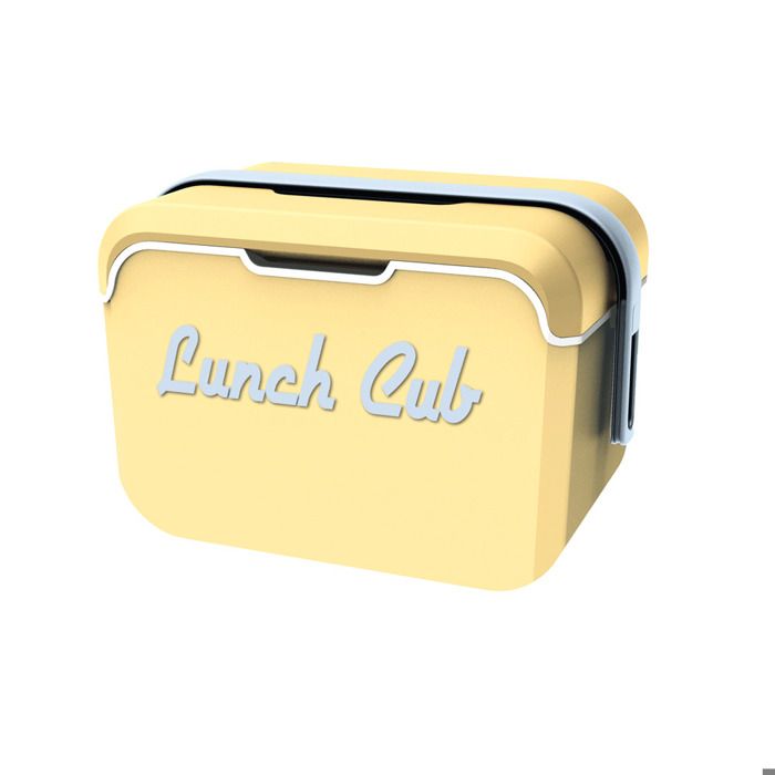 Lunch cub - GENERIC - Pop - Jaune vanille - 5 L - Garde les aliments frais
