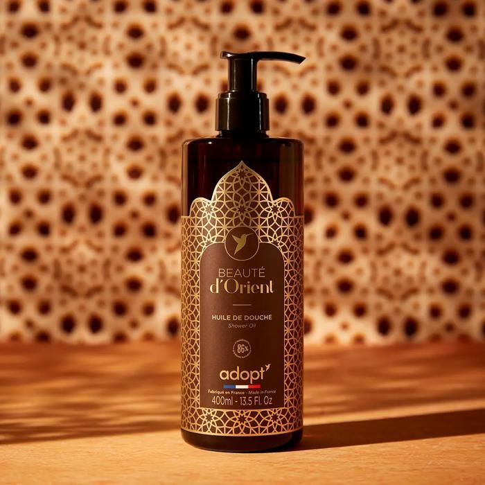 Huile de douche - BEAUTE D'ORIENT - 400 ML - Parfum oriental - Douceur - Soin de la peau