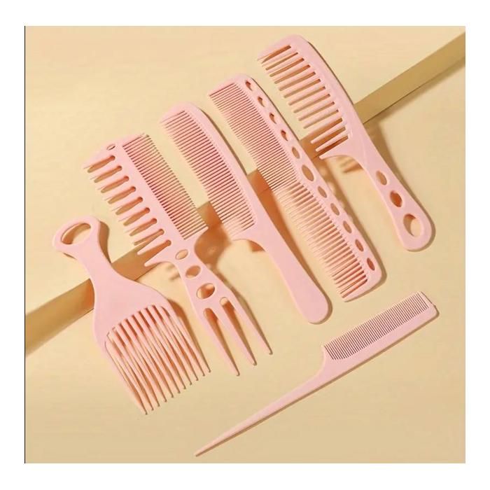 AIMEISI Ensemble de 6 peignes pour créer différentes coiffures, Couleur Rose