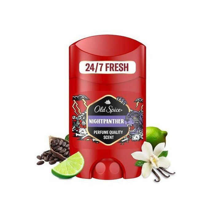 Old Spice NightPanther – Déodorant Stick 50 ml – Citrus & Vanille – Sans Aluminium