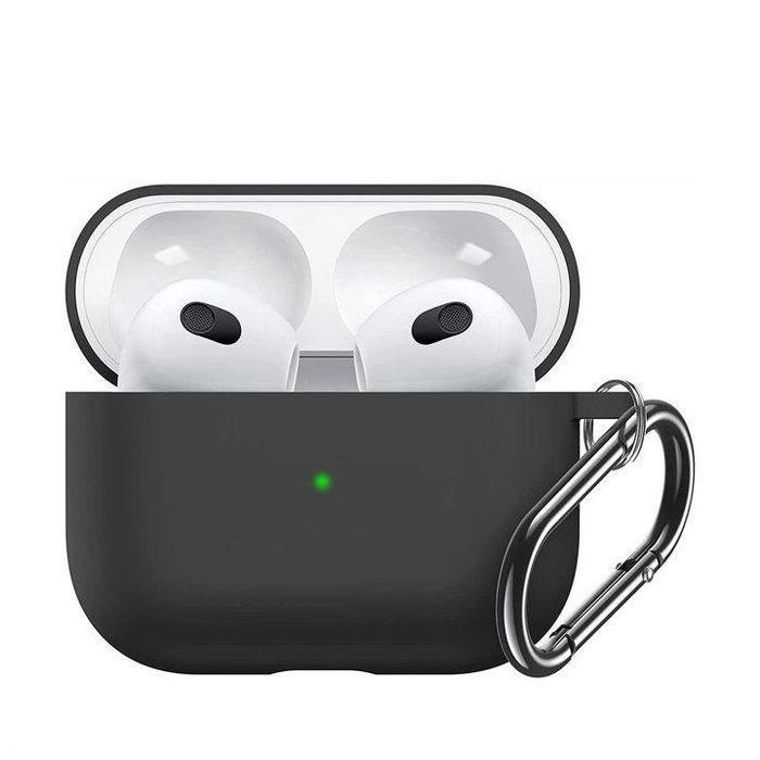 Coque de Protection en Silicone pour Airpods 3 - Noir