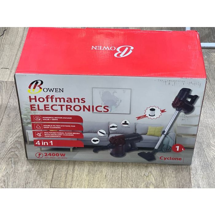 Aspirateur 4 en 1 - BOWEN - 2400W - Noir - Système cyclonique - Filtre HEPA F9