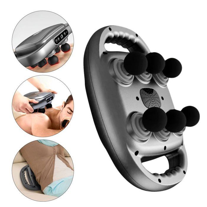 Pistolet de massage - Non spécifié - 6 têtes - Compact - Puissant - Silencieux