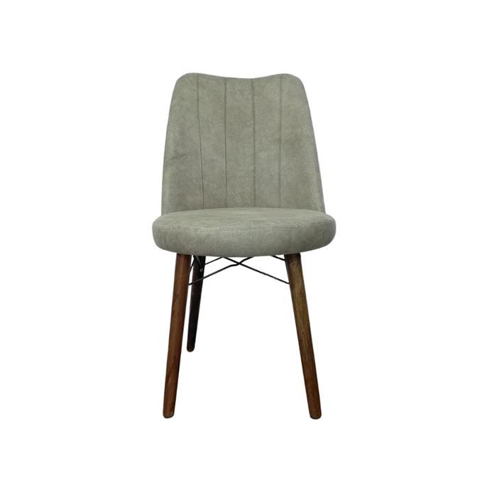 Chaise - ZEN - Tissu - Beige - 1 place - Design contemporain