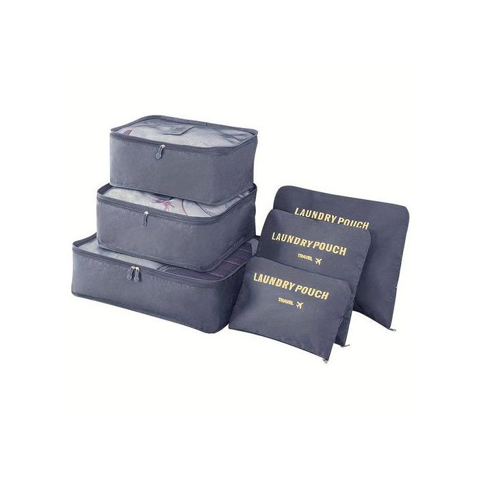 Lot de 6 sacs de rangement séparer pour voyage organisateurs de bagage